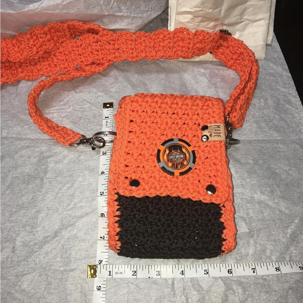Handmade Crochet Crossbody Bag - Picture 3 of 3